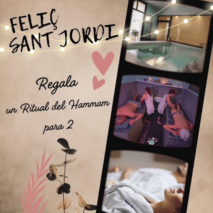 Ritual del Hammam Especial Sant Jordi para 2